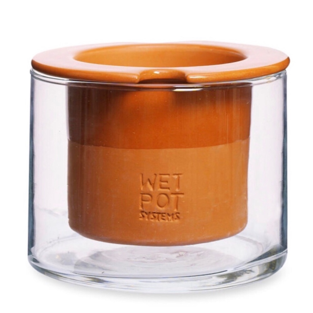 Wet pot terra cotta planter x-small